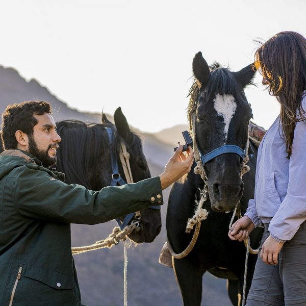 pedir matrimonio en cabalgata cordillerana 1